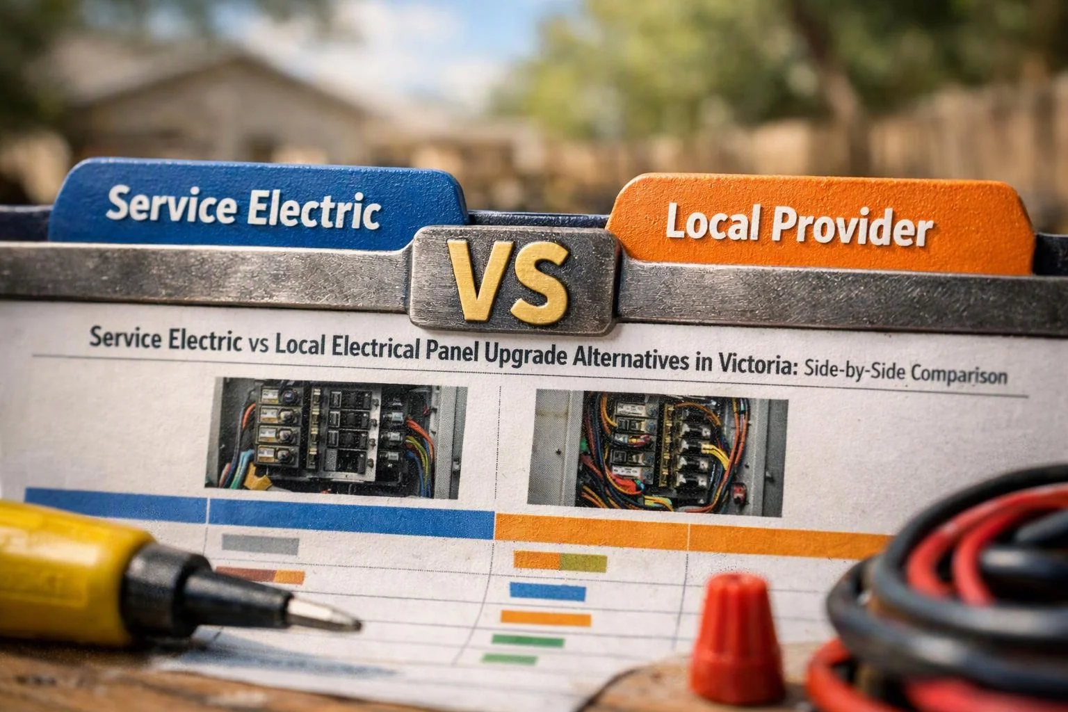 Service Electric vs Local Electrical Panel Upgrade Alternatives in Victoria: Side-by-Side Comparison
